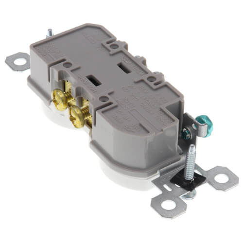 Tamper-Resistant Duplex Receptacle, NEMA 5-15R - White (15A, 125V)