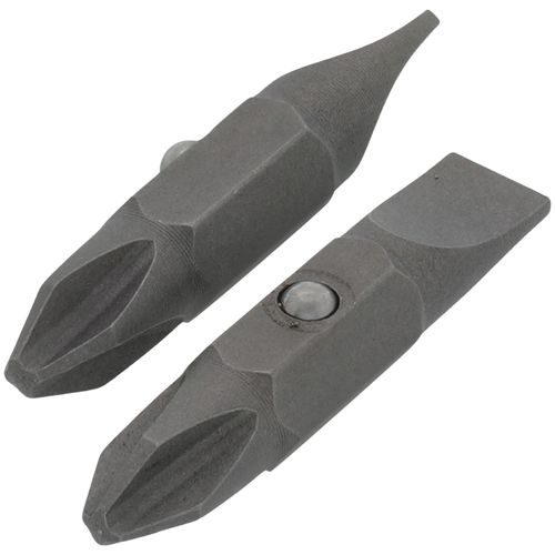 Replacement Bit #2 Phillips and 1/4" Slotted (2 Pack)