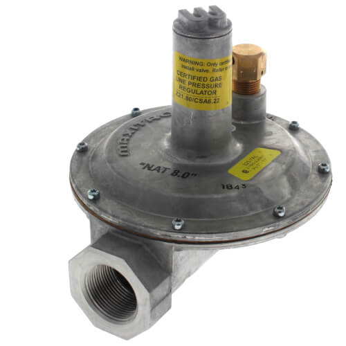 1-1/4" Lever Acting Gas Regulator w/ Vent Limiter (1,250,000 BTU)