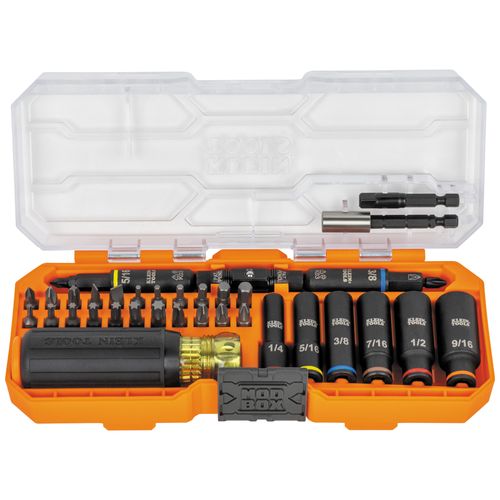 KNECT Impact-Rated Screwdriver & Socket Set w/ Case, 41 Piece