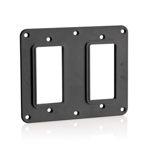 2, GFCI/Decora Receptacle Coverplate (Black)