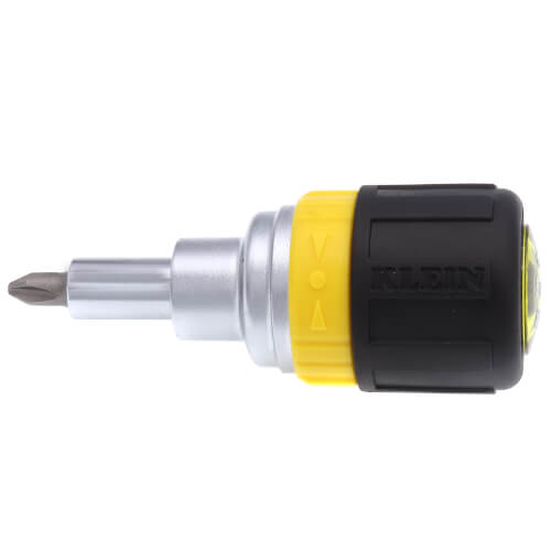 6-in-1 Ratcheting Screwdriver, Stubby, Ph, Sl, Nut Bits 2 6-in-1 Ratcheting Screwdriver, Stubby, Ph, Sl, Nut Bits