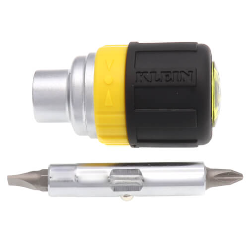6-in-1 Ratcheting Screwdriver, Stubby, Ph, Sl, Nut Bits 4 6-in-1 Ratcheting Screwdriver, Stubby, Ph, Sl, Nut Bits