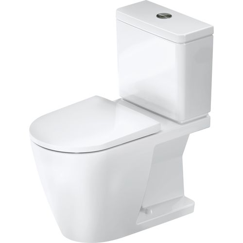 D-neo Two-piece Toilet (white) High Gloss 14-3/4"x27-1/2" X 16-3/4"