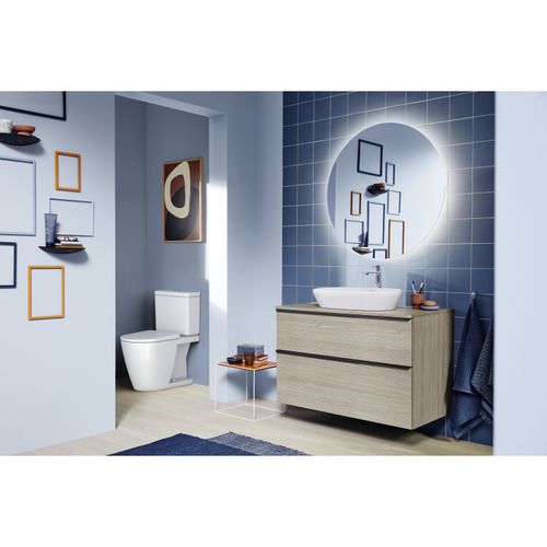 D-neo Two-piece Toilet (white) High Gloss 14-3/4"x27-1/2" X 16-3/4"