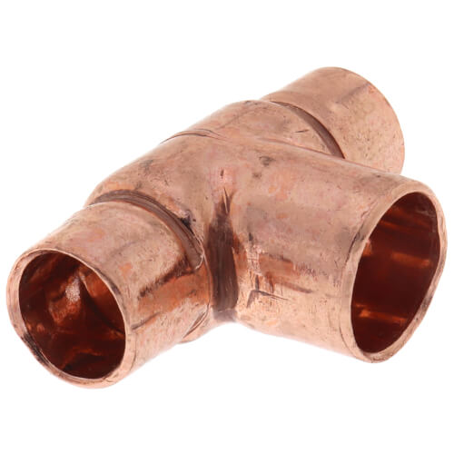 3/8" x 3/8" x 1/2" CxCxC Bullhead Tee