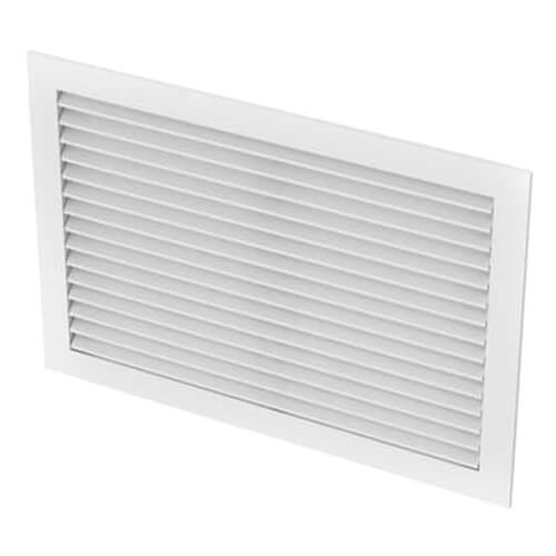 20" x 16" (Wall Opening Size) White Steel Fixed-Bar Filter Grille (96AFB2 Series)