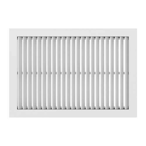 20" x 16" (Wall Opening Size) White Steel Fixed-Bar Filter Grille (96AFB2 Series)