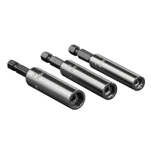 3 Pack Magnetic Power Nut Driver Set (1/4\