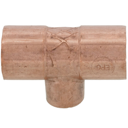 3/4" x 3/4" x 1/2" CxCxC Reducing Tee