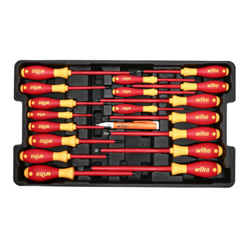 80-Piece Master Electrician's Insulated Tools Set In Rolling Hard Case