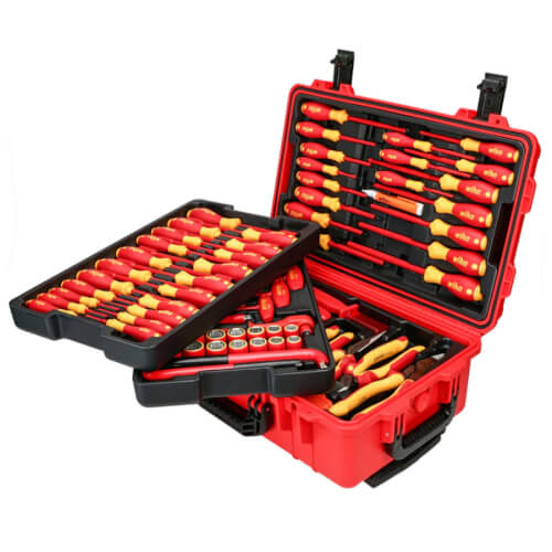80-Piece Master Electrician's Insulated Tools Set In Rolling Hard Case 7 80-Piece Master Electrician's Insulated Tools Set In Rolling Hard Case