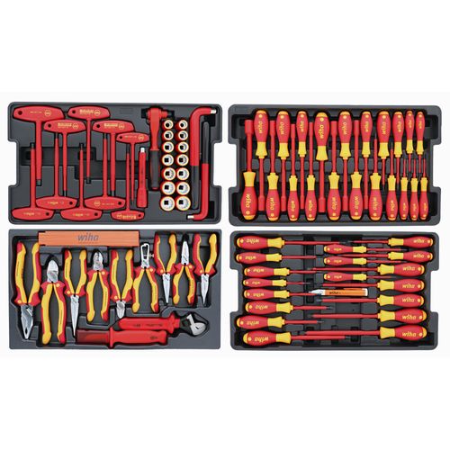 112-Piece Master Electrician's Insulated Tools Set In Rolling Hard Case