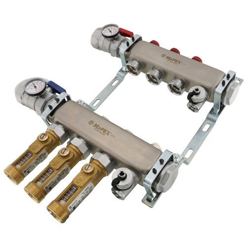3 Loop 1-1/2" Stainless Steel Manifold w/ Flowmeter & Ball Valve (Fully Assembled) 2 3 Loop 1-1/2" Stainless Steel Manifold w/ Flowmeter & Ball Valve (Fully Assembled)