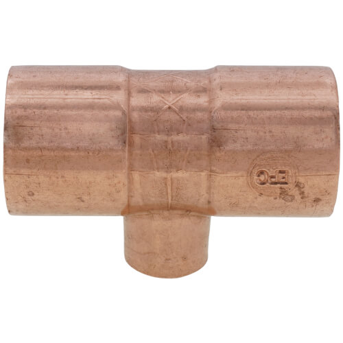 1" x 1" x 1/2" CxCxC Reducing Tee