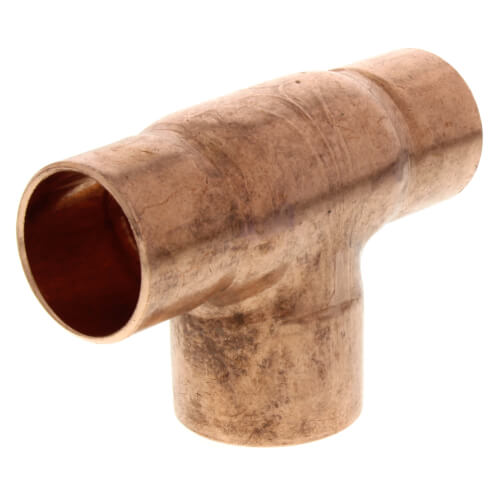 1-1/4" x 1-1/4" x 1-1/2" CxCxC Bullhead Tee