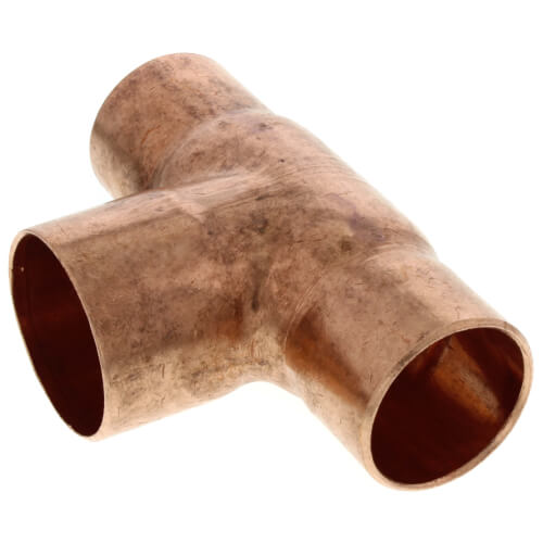 1-1/4" x 1-1/4" x 1-1/2" CxCxC Bullhead Tee