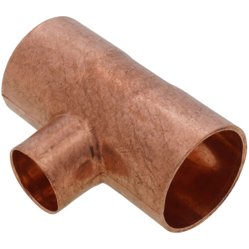 1-1/4" x 1-1/4" x 3/4" CxCxC Reducing Tee