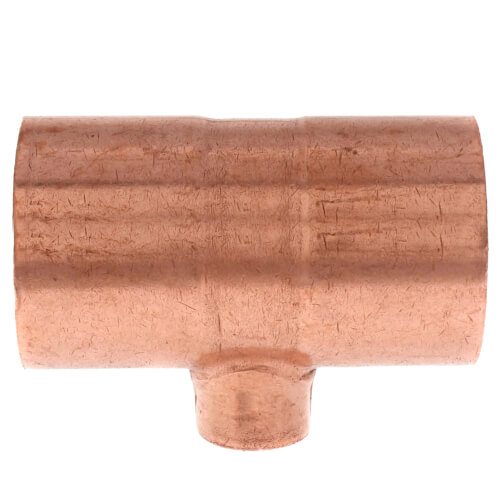 1-1/4" x 1-1/4" x 1/2" CxCxC Reducing Tee