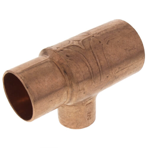 1-1/4" x 1" x 3/4" CxCxC Reducing Tee