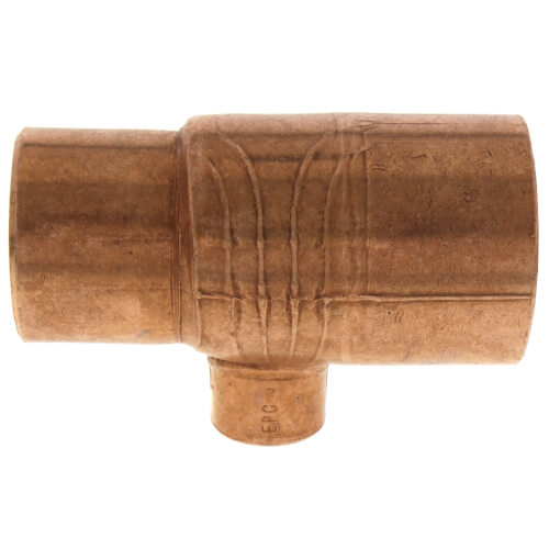 1-1/4" x 1" x 1/2" CxCxC Reducing Tee