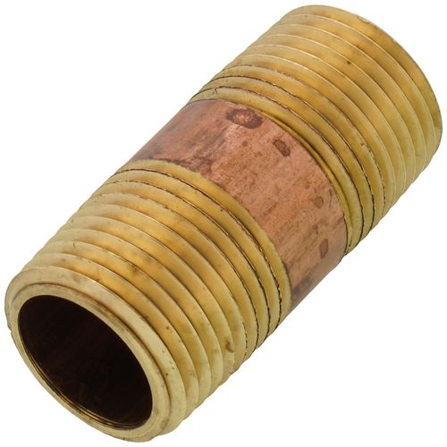 1/2" x 1-3/4" Brass Nipple (Lead Free)