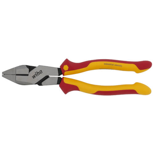 9-1/2" Insulated High Leverage NE Lineman's Pliers