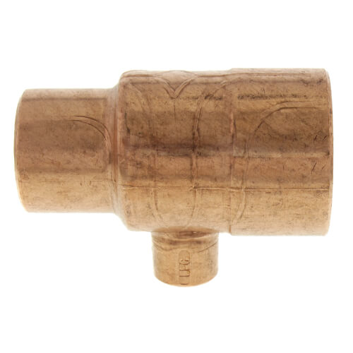 1-1/2" x 1" x 1/2" CxCxC Reducing Tee