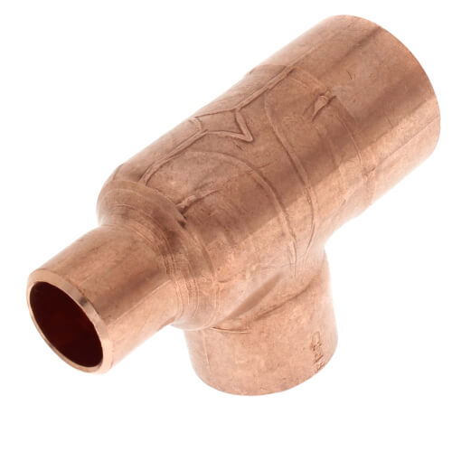 1-1/2" x 3/4" x 1-1/4" CxCxC Reducing Tee