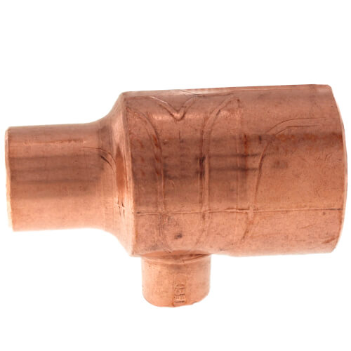 1-1/2" x 3/4" x 1/2" CxCxC Reducing Tee