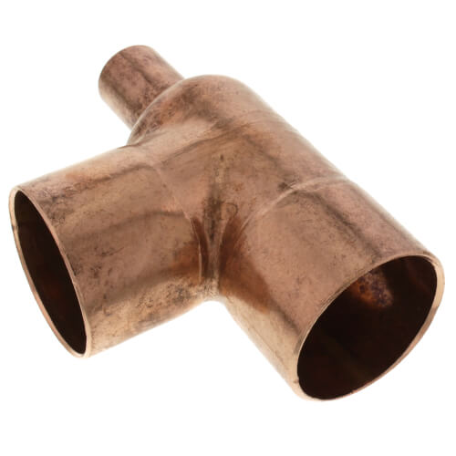 1-1/2" x 1/2" x 1-1/2" CxCxC Reducing Tee