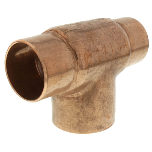 2" x 2" x 2-1/2" CxCxC Bullhead Tee