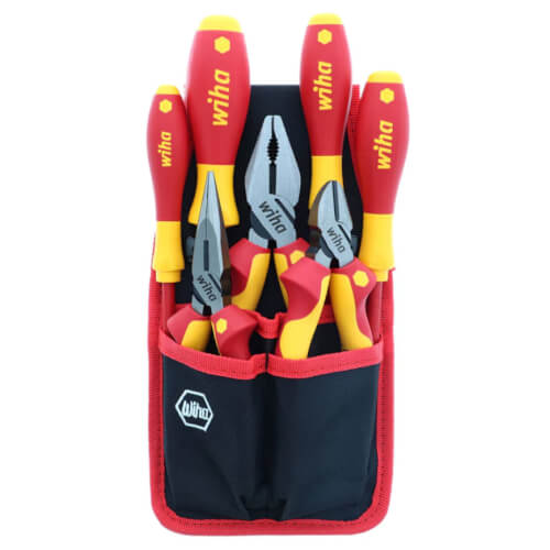 7-Piece Insulated Industrial Pliers & Screwdrivers Set